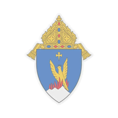 Diocese of Phoenix - STICKER Vinyl Kiss-Cut Decal 4 Inch Transparent - The Sticker Space