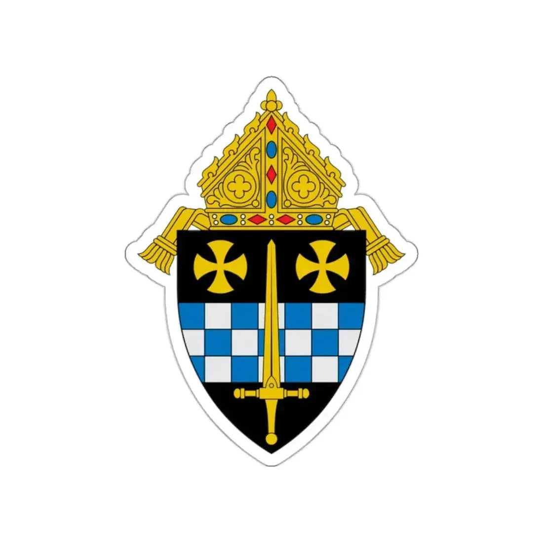 Diocese of Pittsburgh - STICKER Vinyl Die-Cut Decal - The Sticker Space