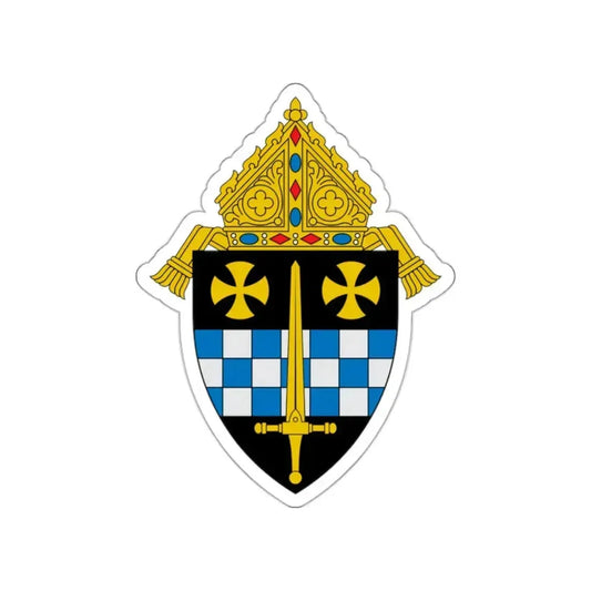 Diocese of Pittsburgh - STICKER Vinyl Die-Cut Decal White Die-Cut 2 Inch - The Sticker Space