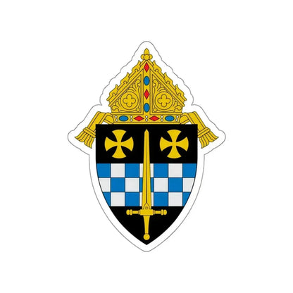 Diocese of Pittsburgh - STICKER Vinyl Die-Cut Decal White Die-Cut 3 Inch - The Sticker Space