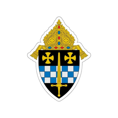 Diocese of Pittsburgh - STICKER Vinyl Die-Cut Decal White Die-Cut 5 Inch - The Sticker Space