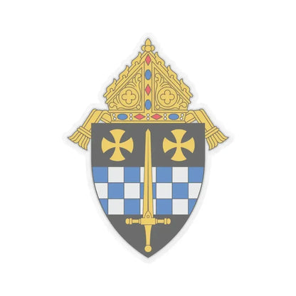 Diocese of Pittsburgh - STICKER Vinyl Kiss-Cut Decal 6 Inch Transparent - The Sticker Space