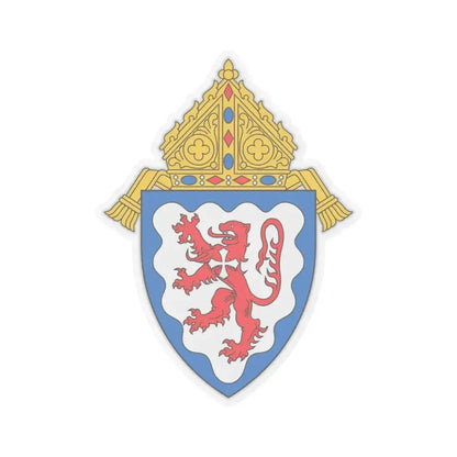 Diocese of Ponce - STICKER Vinyl Kiss-Cut Decal 4 Inch Transparent - The Sticker Space