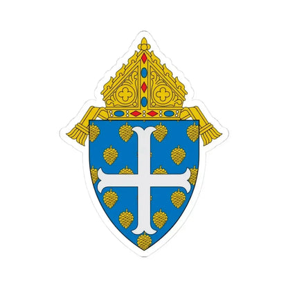 Diocese of Portland - STICKER Vinyl Kiss-Cut Decal 3 Inch White - The Sticker Space