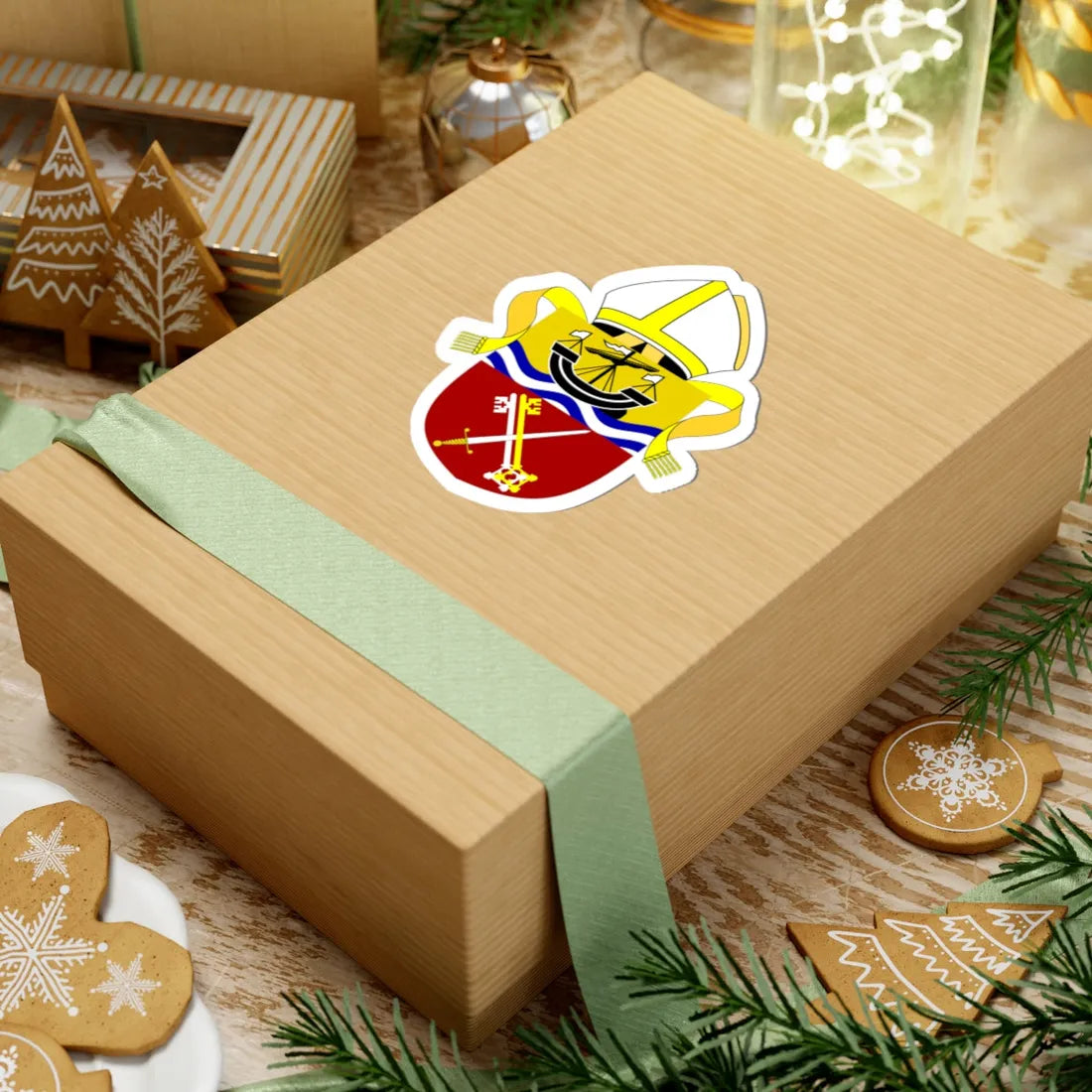 Diocese of Portsmouth arms (England) (Coat of Arms) STICKER Vinyl Kiss-Cut Decal - The Sticker Space