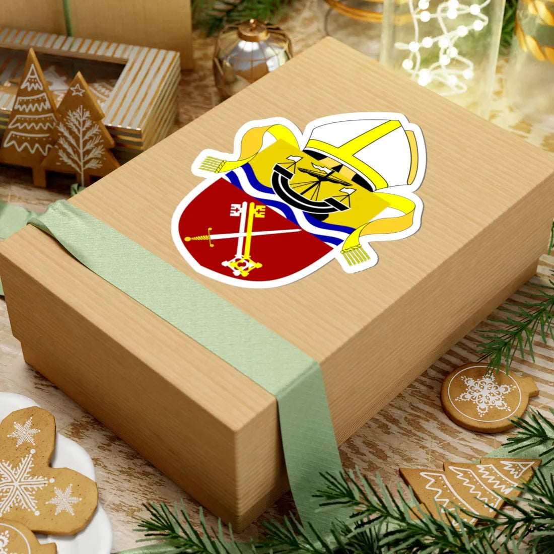 Diocese of Portsmouth arms (England) (Coat of Arms) STICKER Vinyl Kiss-Cut Decal - The Sticker Space