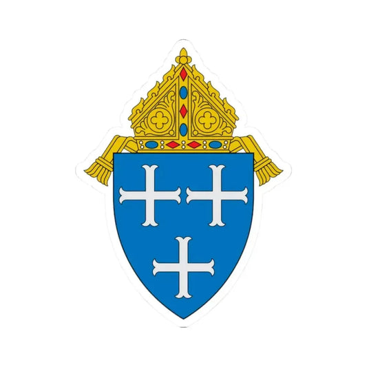 Diocese of Providence - STICKER Vinyl Kiss-Cut Decal 2 Inch White - The Sticker Space