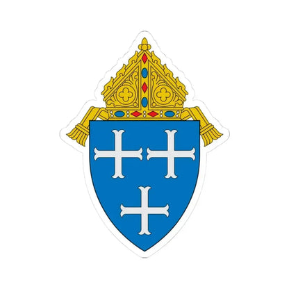 Diocese of Providence - STICKER Vinyl Kiss-Cut Decal 3 Inch White - The Sticker Space