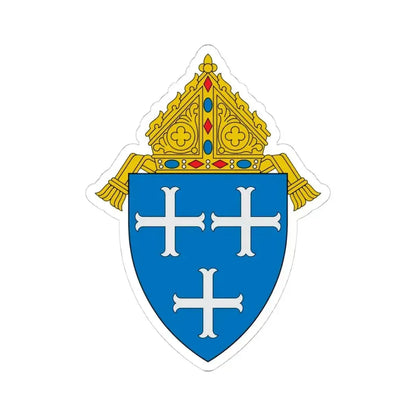 Diocese of Providence - STICKER Vinyl Kiss-Cut Decal 4 Inch White - The Sticker Space