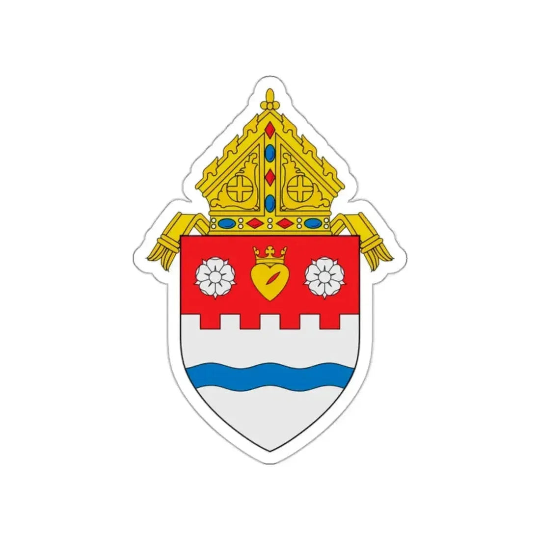 Diocese of Pueblo - STICKER Vinyl Die-Cut Decal - The Sticker Space