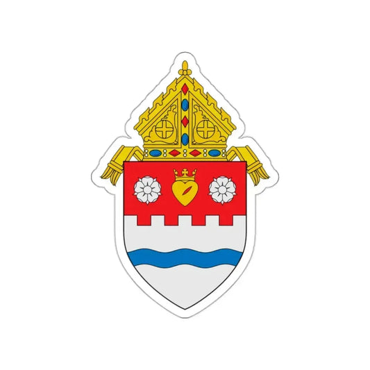 Diocese of Pueblo - STICKER Vinyl Die-Cut Decal White Die-Cut 2 Inch - The Sticker Space