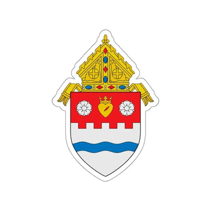 Diocese of Pueblo - STICKER Vinyl Die-Cut Decal White Die-Cut 3 Inch - The Sticker Space