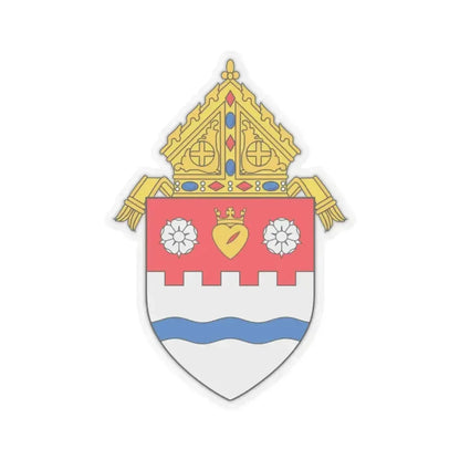 Diocese of Pueblo - STICKER Vinyl Kiss-Cut Decal 2 Inch Transparent - The Sticker Space