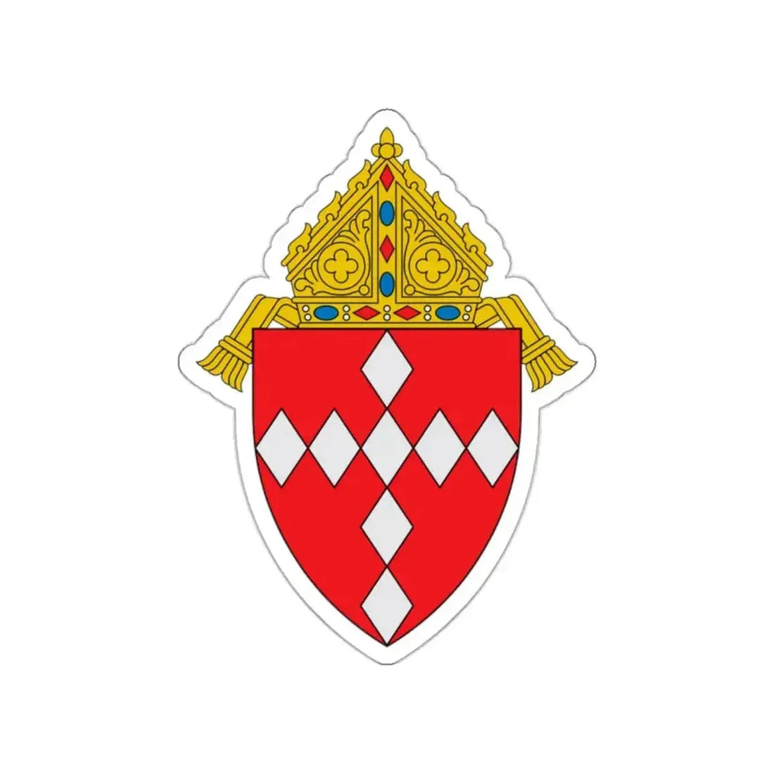 Diocese of Raleigh - STICKER Vinyl Die-Cut Decal - The Sticker Space