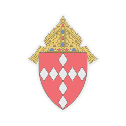 Diocese of Raleigh - STICKER Vinyl Kiss-Cut Decal 2 Inch Transparent - The Sticker Space