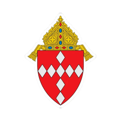 Diocese of Raleigh - STICKER Vinyl Kiss-Cut Decal 2 Inch White - The Sticker Space