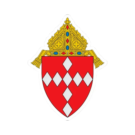 Diocese of Raleigh - STICKER Vinyl Kiss-Cut Decal 2 Inch White - The Sticker Space