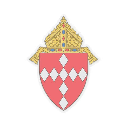 Diocese of Raleigh - STICKER Vinyl Kiss-Cut Decal 3 Inch Transparent - The Sticker Space