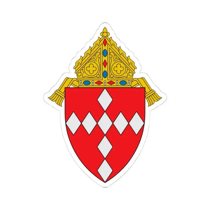 Diocese of Raleigh - STICKER Vinyl Kiss-Cut Decal 4 Inch White - The Sticker Space