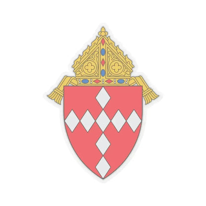 Diocese of Raleigh - STICKER Vinyl Kiss-Cut Decal 6 Inch Transparent - The Sticker Space