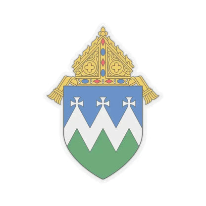 Diocese of Reno - STICKER Vinyl Kiss-Cut Decal 2 Inch Transparent - The Sticker Space