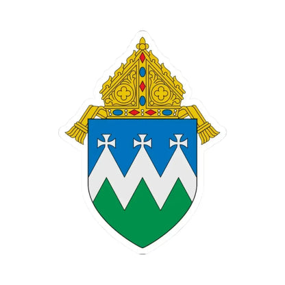 Diocese of Reno - STICKER Vinyl Kiss-Cut Decal 2 Inch White - The Sticker Space