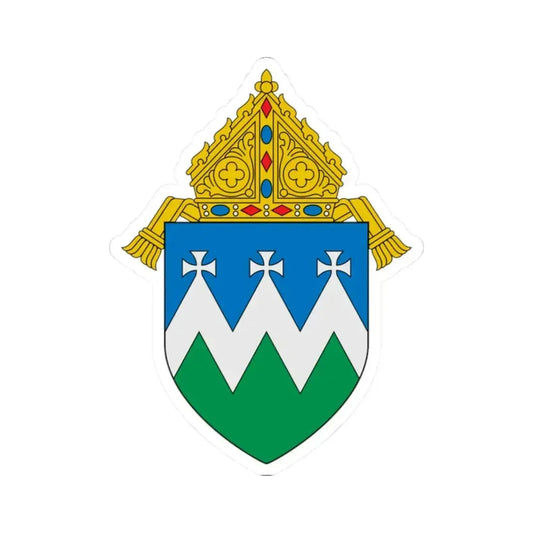 Diocese of Reno - STICKER Vinyl Kiss-Cut Decal 2 Inch White - The Sticker Space