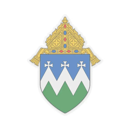 Diocese of Reno - STICKER Vinyl Kiss-Cut Decal 3 Inch Transparent - The Sticker Space