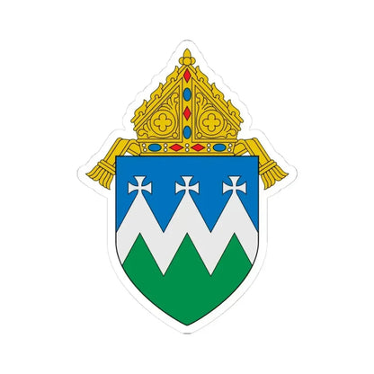 Diocese of Reno - STICKER Vinyl Kiss-Cut Decal 3 Inch White - The Sticker Space