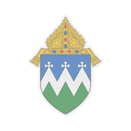 Diocese of Reno - STICKER Vinyl Kiss-Cut Decal 4 Inch Transparent - The Sticker Space