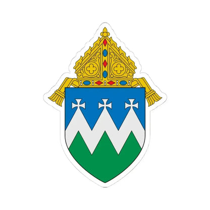 Diocese of Reno - STICKER Vinyl Kiss-Cut Decal 4 Inch White - The Sticker Space