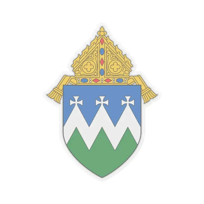 Diocese of Reno - STICKER Vinyl Kiss-Cut Decal 6 Inch Transparent - The Sticker Space