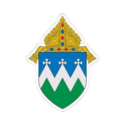 Diocese of Reno - STICKER Vinyl Kiss-Cut Decal 6 Inch White - The Sticker Space