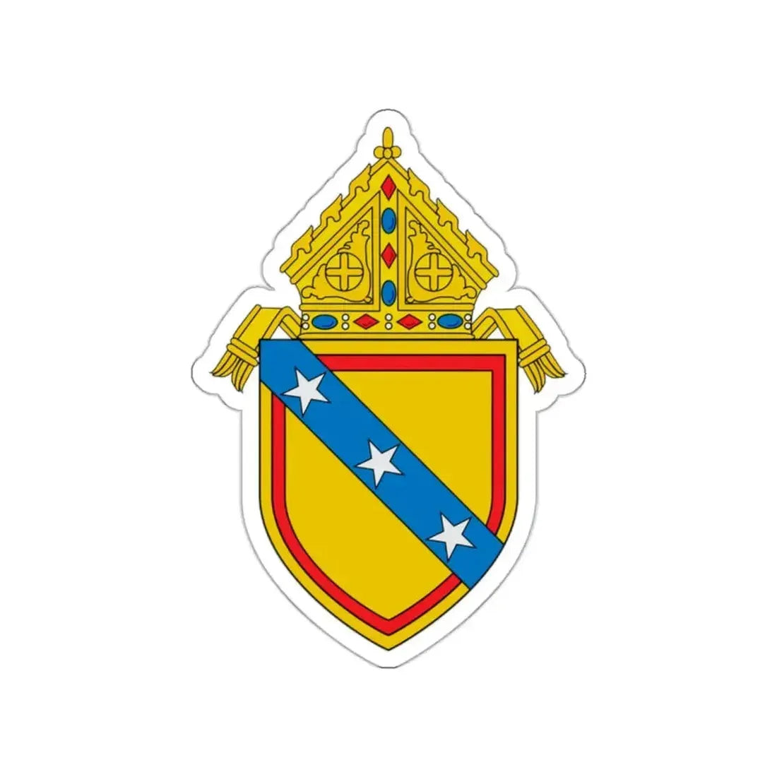 Diocese of Richmond 2 - STICKER Vinyl Die-Cut Decal - The Sticker Space