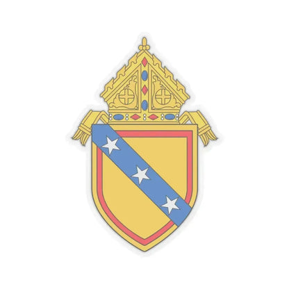 Diocese of Richmond 2 - STICKER Vinyl Kiss-Cut Decal 4 Inch Transparent - The Sticker Space