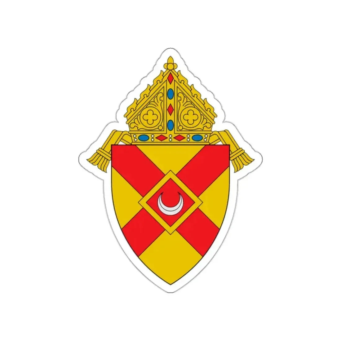 Diocese of Rochester - STICKER Vinyl Die-Cut Decal White Die-Cut 2 Inch - The Sticker Space