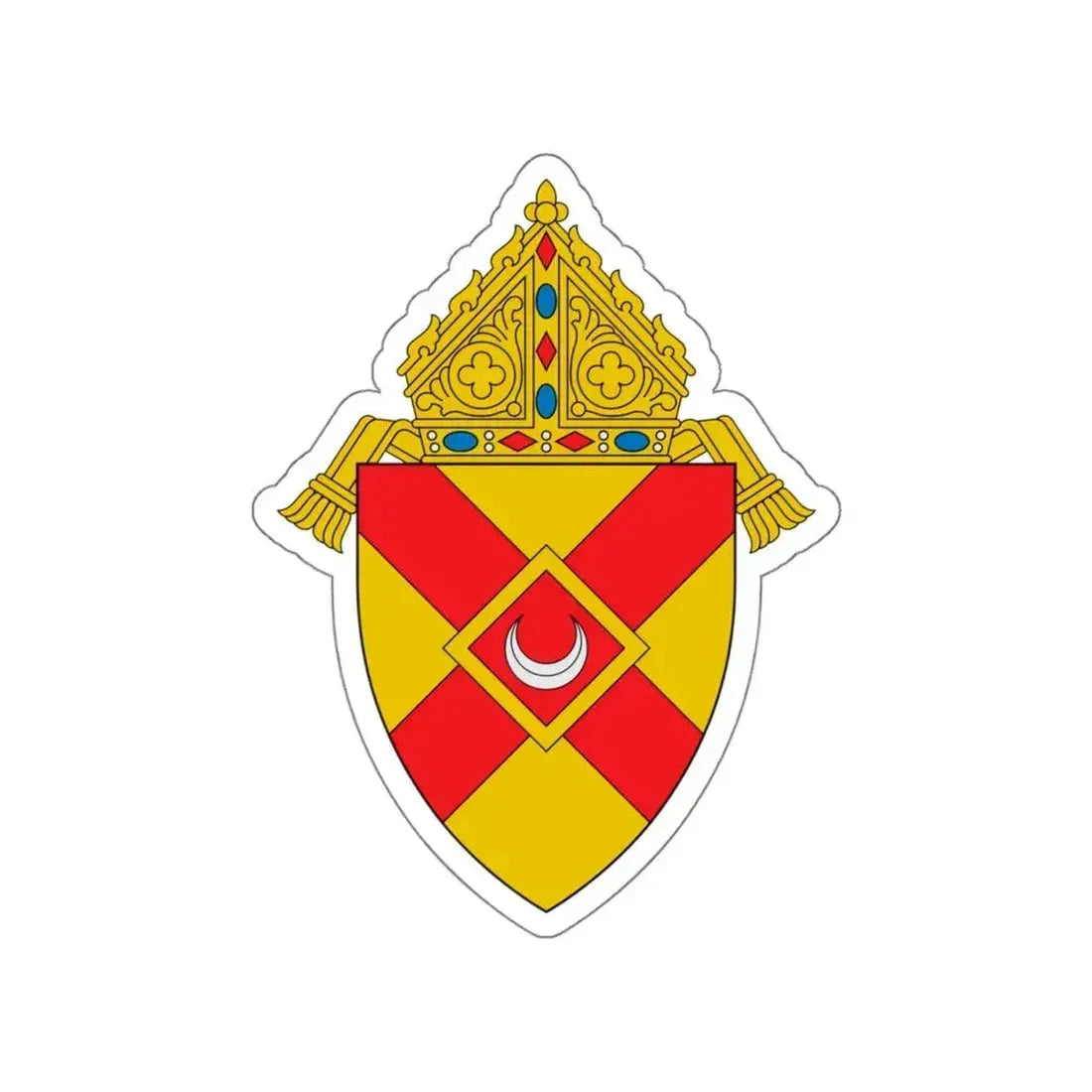 Diocese of Rochester - STICKER Vinyl Die-Cut Decal White Die-Cut 6 Inch - The Sticker Space