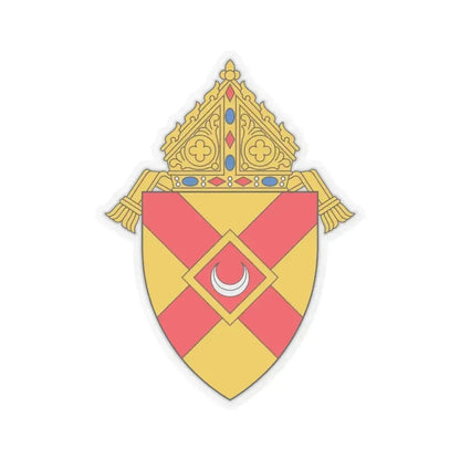 Diocese of Rochester - STICKER Vinyl Kiss-Cut Decal 4 Inch Transparent - The Sticker Space