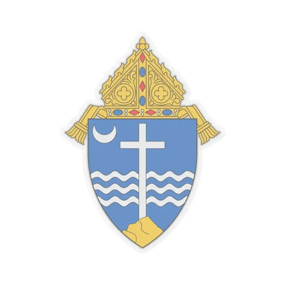 Diocese of Rockford - STICKER Vinyl Kiss-Cut Decal 4 Inch Transparent - The Sticker Space