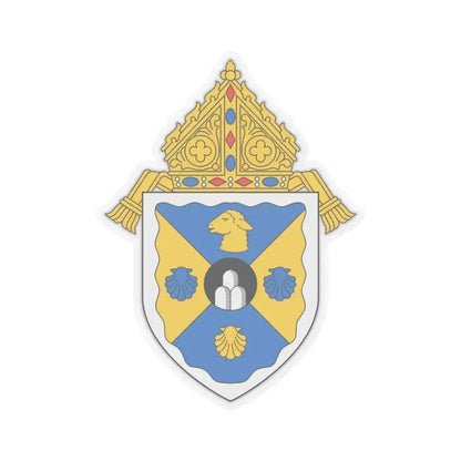 Diocese of Rockville Centre - STICKER Vinyl Kiss-Cut Decal 4 Inch Transparent - The Sticker Space