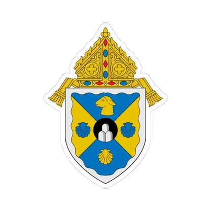 Diocese of Rockville Centre - STICKER Vinyl Kiss-Cut Decal 4 Inch White - The Sticker Space