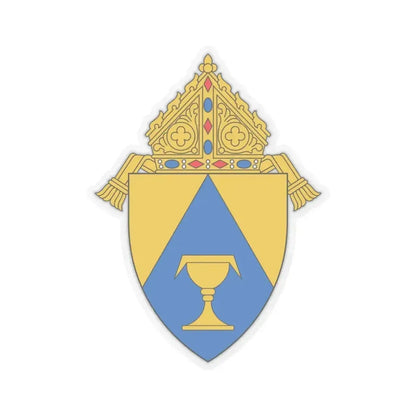Diocese of Sacramento - STICKER Vinyl Kiss-Cut Decal 4 Inch Transparent - The Sticker Space