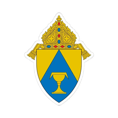 Diocese of Sacramento - STICKER Vinyl Kiss-Cut Decal 4 Inch White - The Sticker Space