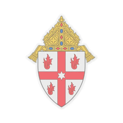 Diocese of Saginaw - STICKER Vinyl Kiss-Cut Decal 2 Inch Transparent - The Sticker Space