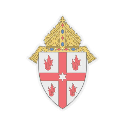 Diocese of Saginaw - STICKER Vinyl Kiss-Cut Decal 3 Inch Transparent - The Sticker Space