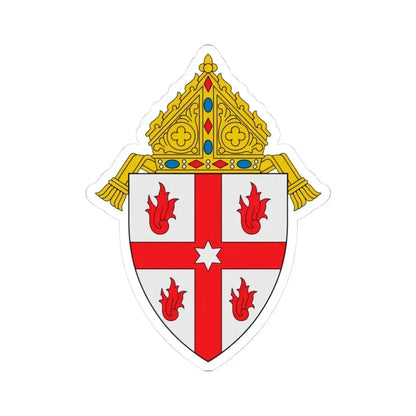 Diocese of Saginaw - STICKER Vinyl Kiss-Cut Decal 3 Inch White - The Sticker Space