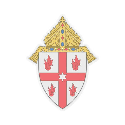Diocese of Saginaw - STICKER Vinyl Kiss-Cut Decal 6 Inch Transparent - The Sticker Space