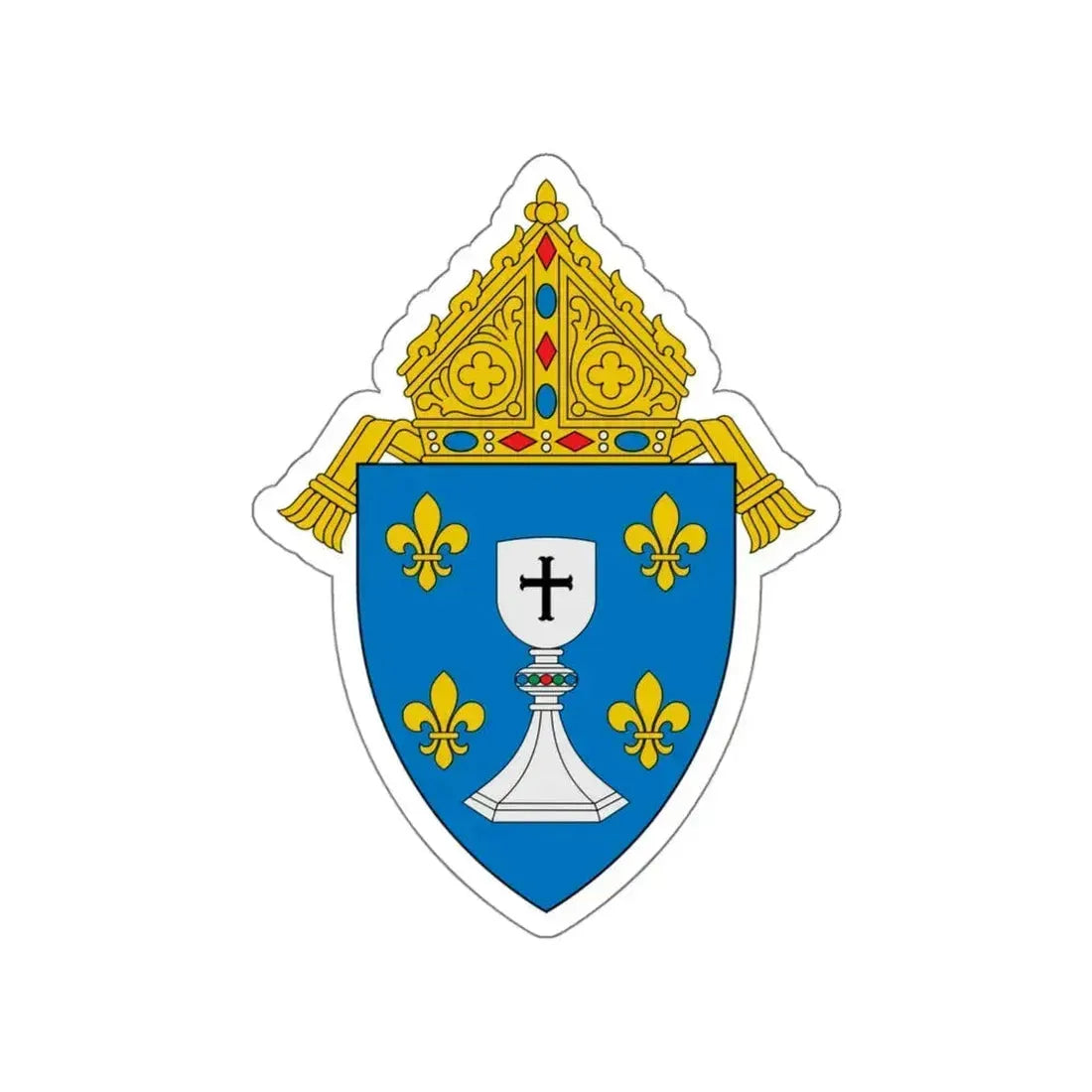 Diocese of Saint Cloud - STICKER Vinyl Die-Cut Decal White Die-Cut 4 Inch - The Sticker Space