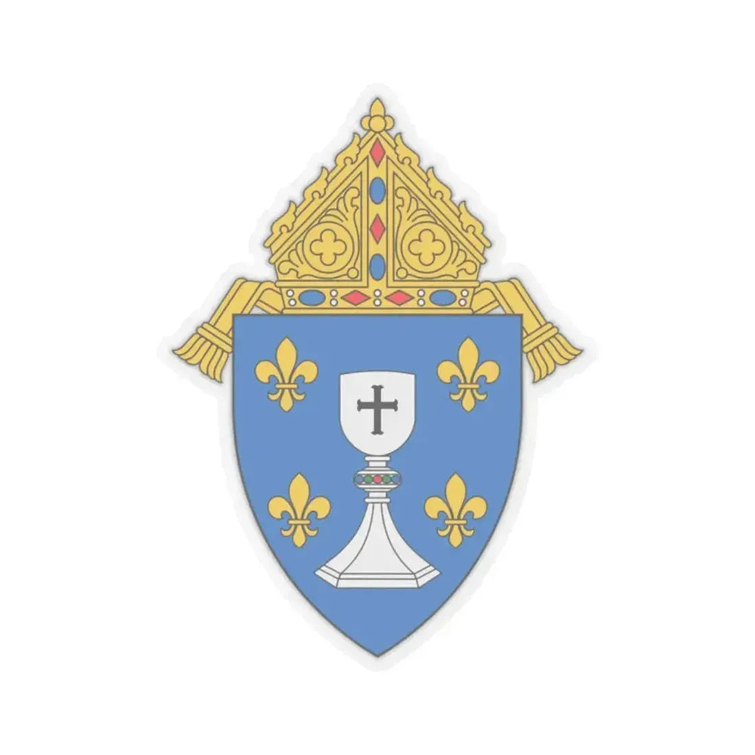 Diocese of Saint Cloud - STICKER Vinyl Kiss-Cut Decal 2 Inch Transparent - The Sticker Space