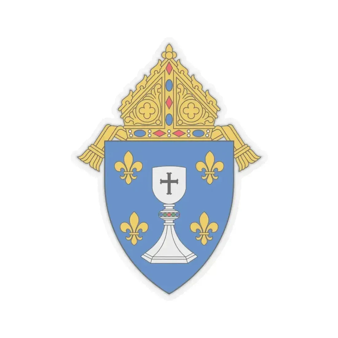 Diocese of Saint Cloud - STICKER Vinyl Kiss-Cut Decal 3 Inch Transparent - The Sticker Space